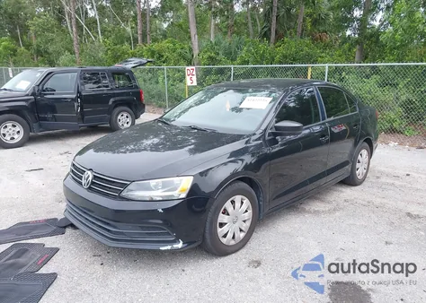 2015 Volkswagen Jetta 2.0L S from USA, damaged, VIN 3VW2K7AJ2FM416007